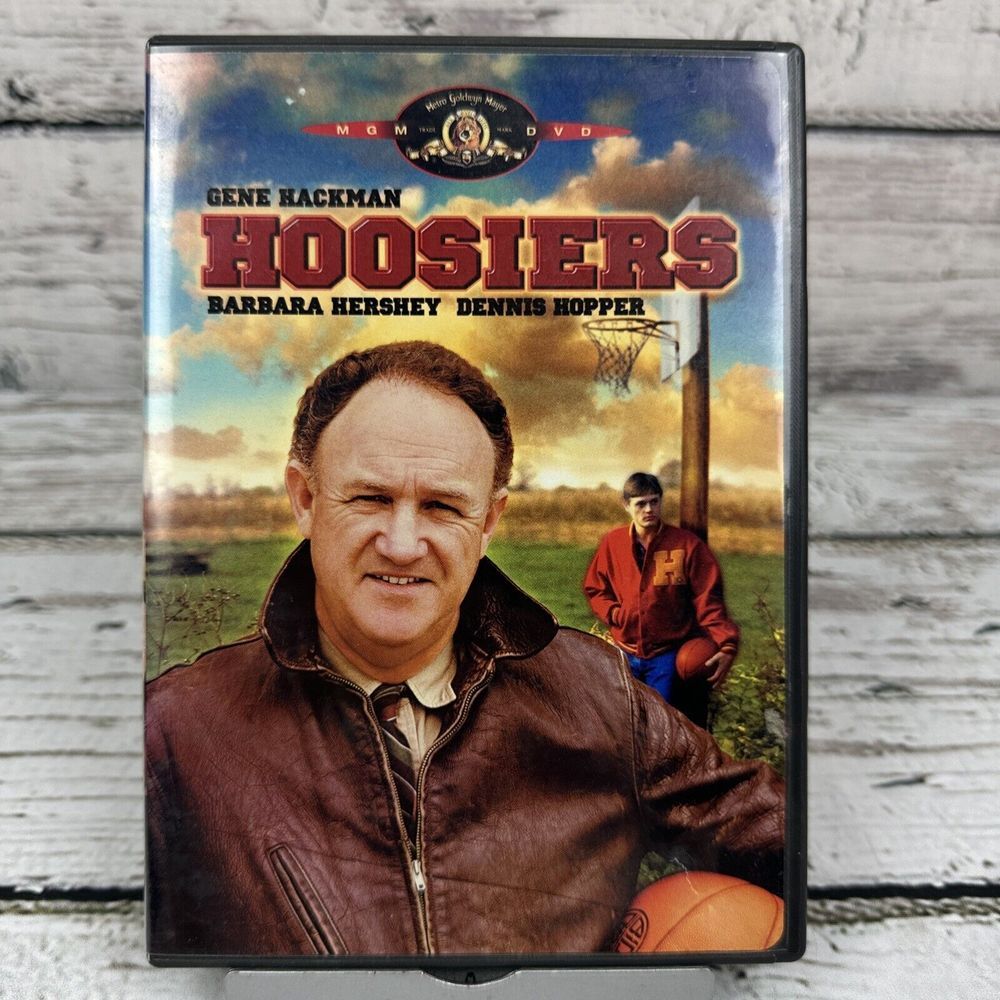 Hoosiers (DVD, 1986) Gene hackman Barbara Hershey, Dennis Hopper Movie Film